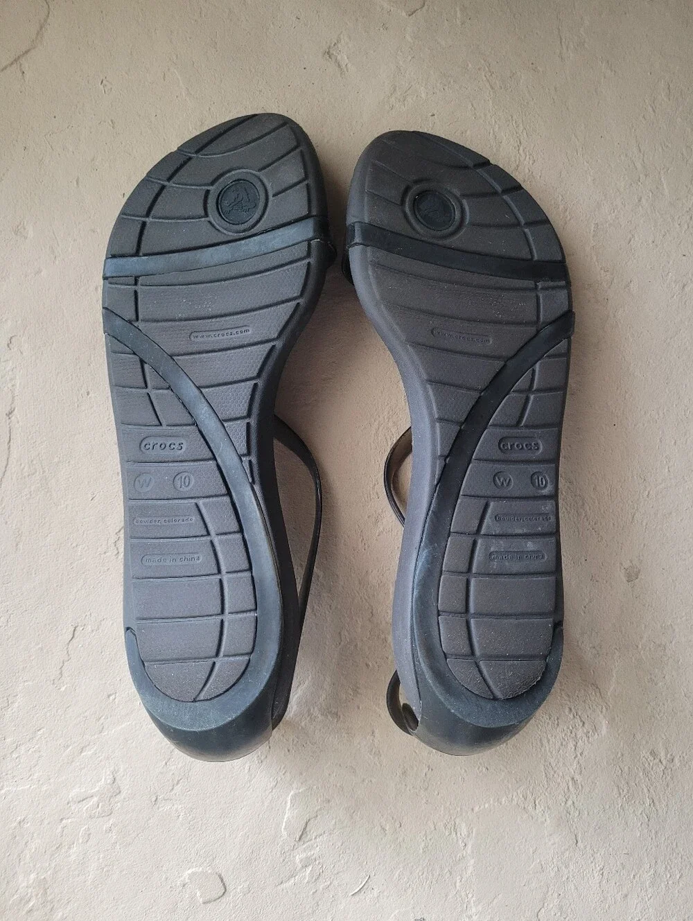 CROCS Isabella Gladiator Brown Jelly Strap Women's Sandals Size 10